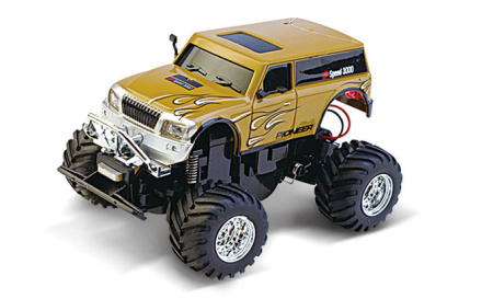 фото Машинка на радиоуправлении Джип 1:58 Great Wall Toys 2207 (коричневый)