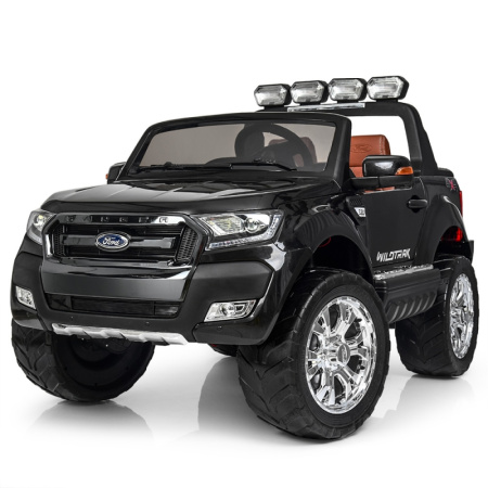 фото Джип для детей Ford M 3573(MP4)EBLR-2 полный привод и MP4 монитор (черный)