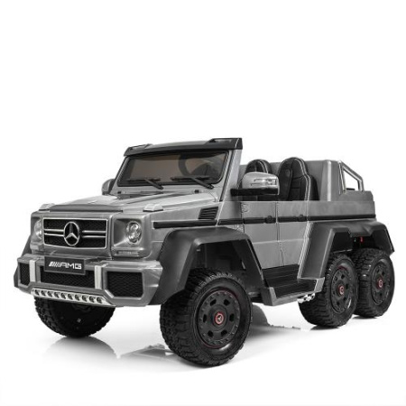 фото Детский электромобиль джип Mercedes AMG M 3962ABLR-11 на резиновых колесах (серый)