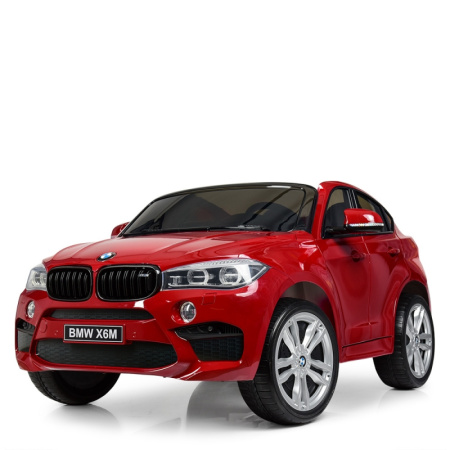 фото Детский электромобиль джип BMW X6M JJ2168EBLRS-3 радиоуправление и автокраска (красный)