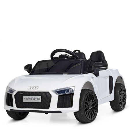 фото Детский электромобиль Audi R8 Spyder M 4281EBLR-1 с радиоуправлением (белый)