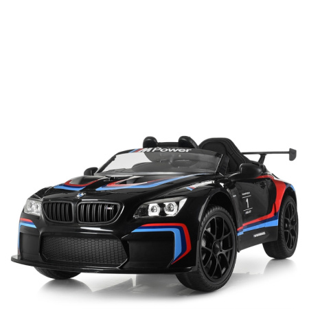 фото Детский спортивный электромобиль BMW M6 GT3 M 5405EBLR-2 с радиоуправлением (черный)