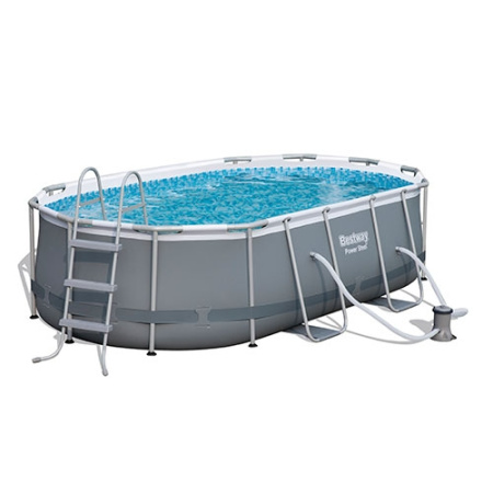 фото Бассейн каркасный Bestway 56620 с аксессуарами (424-250-100 см)