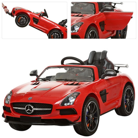 фото Электромобиль для детей Mercedes AMG M 2760 EBRL-3 два мотора (красный)