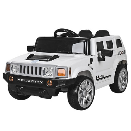 фото Детская электромашина джип HUMMER M 3403EBLR-1 колеса EVA (белый)