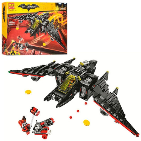 фото Детский конструктор BELA 10739 Batman самолет (1070 деталей)