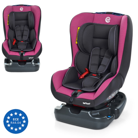 фото Автокресло для ребенка El Camino ME 1010 INFANT Pink Shadow до 18 кг (серо-розовое)