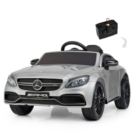 фото Детская стильная машина Mercedes AMG M 4010EBLRS-11 крашеный автомобильной краской (серая)