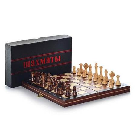 фото Настольная игра шахматы H 04623 из дерева