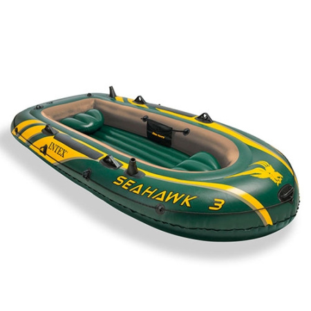 фото Надувная лодка Intex SEA HAWK 68380 весла и насос (295-137-43см)