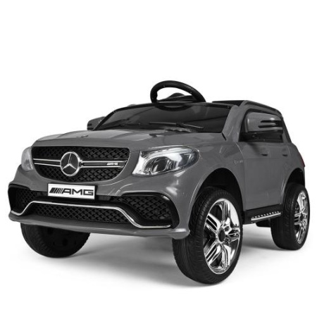 фото Детский джип с радиоуправлением Mercedes AMG M 3621EBLR-11 кожаное сиденье (графитовый)