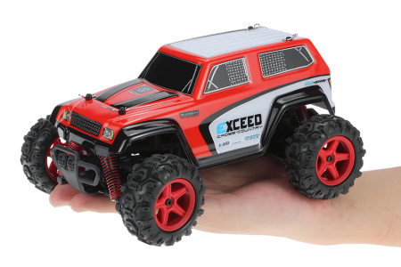 фото Машинка радиоуправляемая 1:24 Subotech CoCo Джип 4WD 35 км/час (красный)
