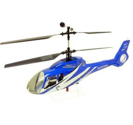 фото Вертолёт на радиоуправлении  000053 "HUNTER" 2.4 ГГц EC130, синий