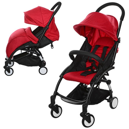 фото Детская прогулочная коляска M 3548-3 YOGA книжка (красная)