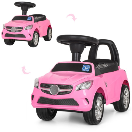 фото Детская каталка-машинка-толокар Bambi Mercedes M 3147C(MP3)-8 с музыкой MP-3 (розовая)