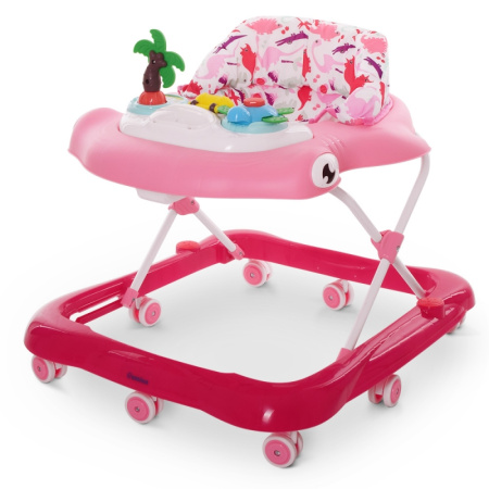 фото Детские ходунки El Camino ME 1052 SHARK Pink музыкальные и световые эффекты (розовые)
