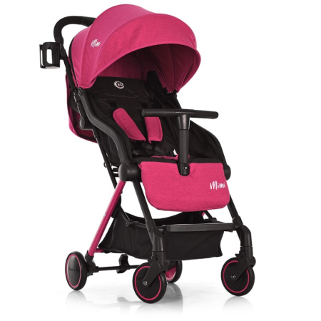 фото Детская прогулочная коляска El Camino ME 1036L MIMI Candy Pink книжка (розовая)