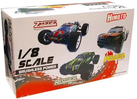 фото Радиоуправляемая модель Монстр 1:8 Himoto Raider MegaE8MTL Brushless (зеленый)