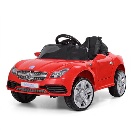 фото Детская машина Bambi M 3177EBLR-3 кожаное сиденье (красная)