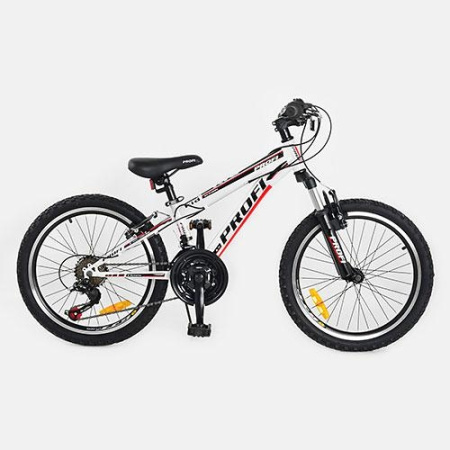 фото Спортивный велосипед Profi 20 дюймов G20A315-L1-W Shimano (бело-красный)
