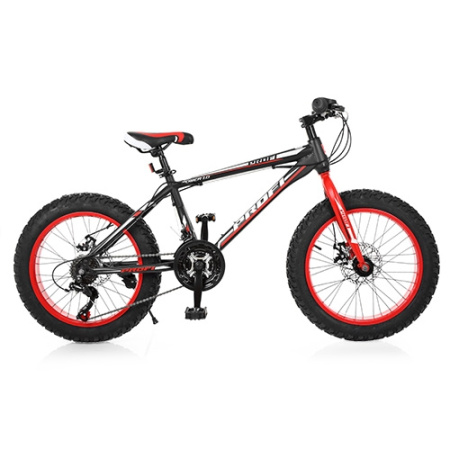 фото Спортивный велосипед 20 дюймов Profi EB20POWER 1.0 S20.1 стальная рама 13" (черно-красный)